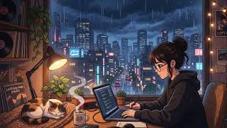 🐱 Code, Coffee & Rain | LoFi Study Mix