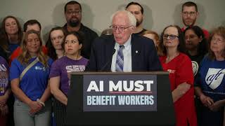 Sanders, Labor Leaders Call on Congress to Protect Workers from AI