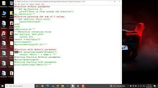 Default Parameters in Python Functions