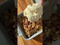 HEALTHY + EASY SINGLE SERVE APPLE CRISP #shorts