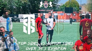 Sunday League Settings - Tops Sides vs Bottoms Sides - Over 35’s Exhibition