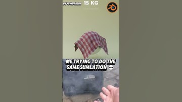 Satisfying Cloth Simulation 1 KG Vs 1000 KG 🔥by wutasim