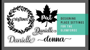 Designing Holiday Table Place Settings for the Glowforge in Illustrator