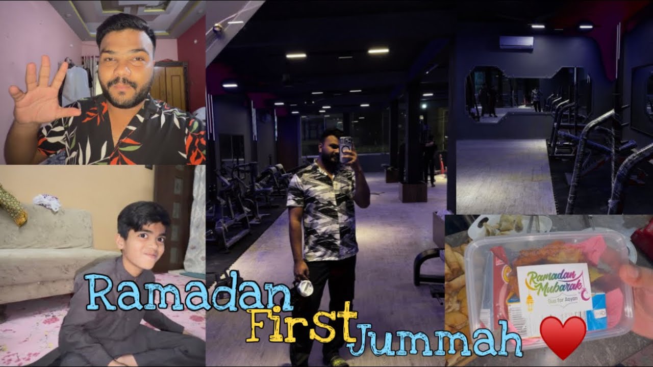 RAMADAN KA PEHLA JUMMAH ♥️ || Jummay Kay Liya Late 😍|| New Gym Look ♥️ #ramadan #1million #vlog 