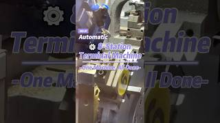 8-Station Vertical Terminal Machine | One Machine for Cutting, Drilling, Milling &amp; Tapping