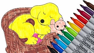 Dribbel Spot The Dog 2016 New Kids Coloring Page Hd 