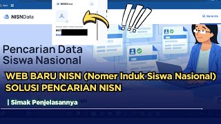❗️WEB BARU NISN | SOLUSI PENCARIAN DATA NISN SISWA