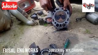 vst power tiller head gasket  problem