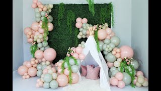 How To Balloon Garland Tutorial DIY | TeePee Balloon Set Up