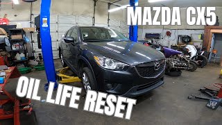 Mazda CX5 Oil Life Reset
