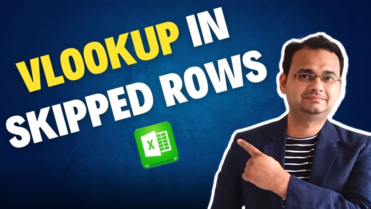 Excel Skipped Rows Vlookup Apply in Skipped Rows or in Alternate Rows in Excel - YouTube