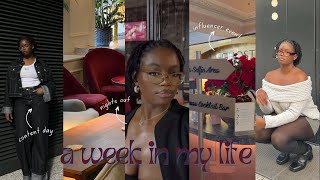 weekly vlog: nights out, influencer events, content day + more