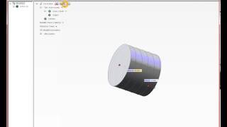ThinkDesign helical cilinder surface