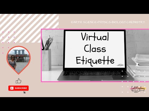 Virtual Class Etiquette