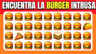 Encuentra el INTRUSO - Edicion Comida Basura🌮🍕🍔 Niveles Facil, Medio, Dificil