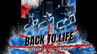 Back to life - Stand Uniqu3 - KARAOKE (with backing vocals)