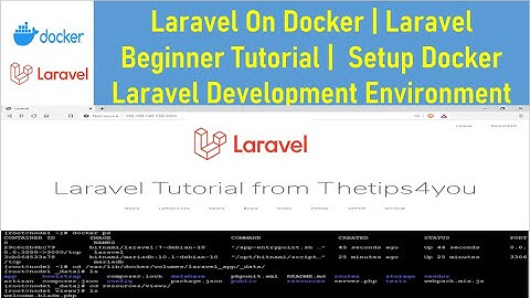 Laravel On Docker | Laravel Beginner Tutorial |  Setup Docker Laravel Development Environment