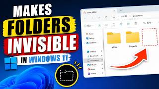 This Windows 11 Trick Makes Folders Invisible!