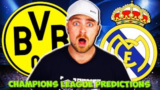 CHAMPIONS LEAGUE 2023/24 FINAL PREDICTIONS & TIPS - BORUSSIA DORTMUND VS REAL MADRID!