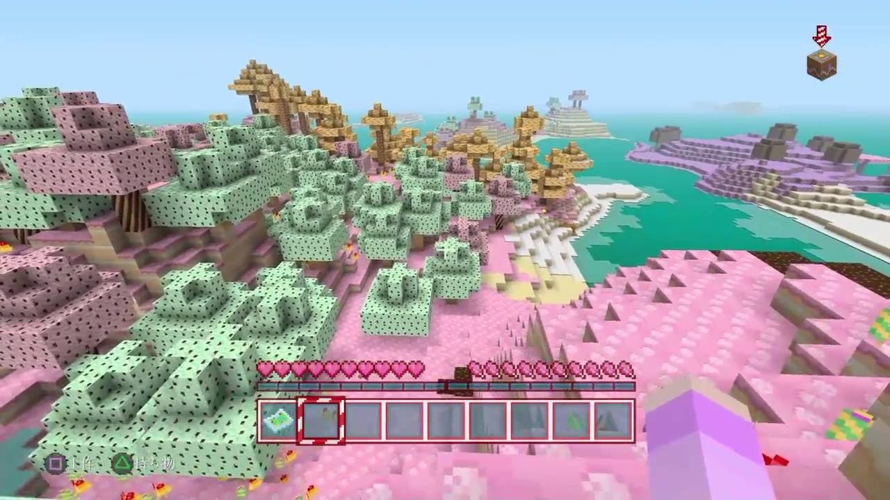 マインクラフト Minecraft 女子力で１からがんばる 1 可愛い世界を作りたい Youtube
