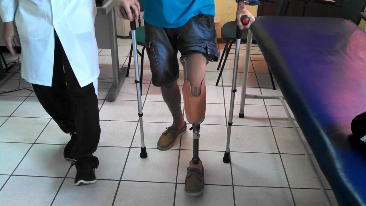 Treinamento no amputado para marcha