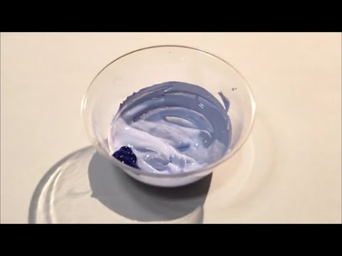 How To Make Sky Blue Color - Mix Acrylic Colors 