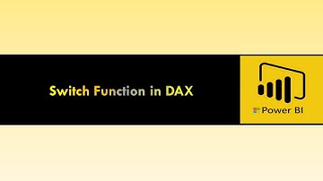 Switch Function in DAX