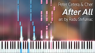 Peter Cetera & Cher - After All (arr. by Radu Stefureac) w/ sheet music