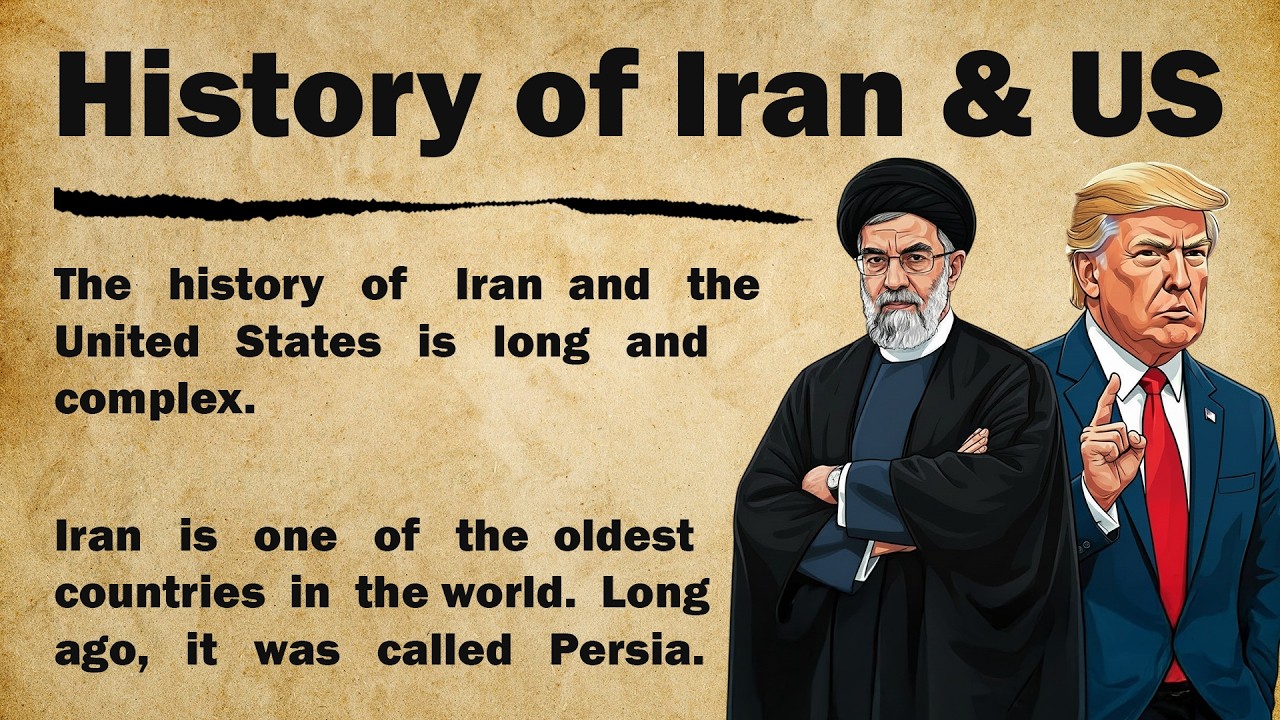История Ирана и США 🇮🇷🇺🇸 || Изучение английского языка через повествование. Учебник для чтения 3-...