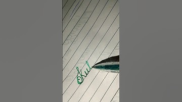 kuldeep in cursive writing #goodhandwriting #shorts #diy #cursive