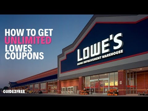 How to Get UNLIMITED Lowe's Coupons