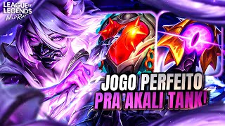A BUILD TANK DA AKALI QUEBRANDO O META! USE NESSA SITUAÇÃO E DESTRUA O JOGO | LoL Wild Rift