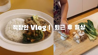 직장인 Vlog | 퇴근 후 일상 | 중국식 청경채 해…