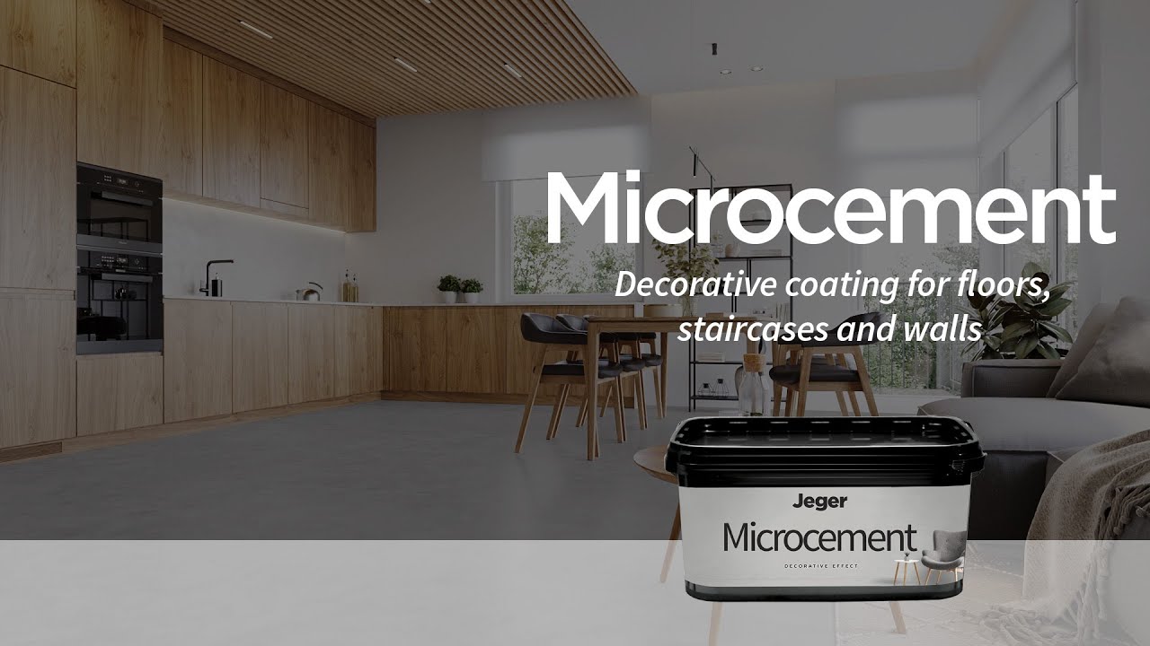 💡Instructional video – Microcement – Ready-to-use decorative coating for floors, paving, etc.