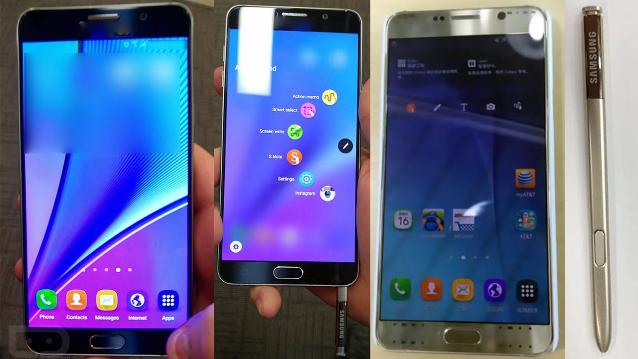 Samsung Galaxy Note 5 All Leaks: Design & Spec Tech