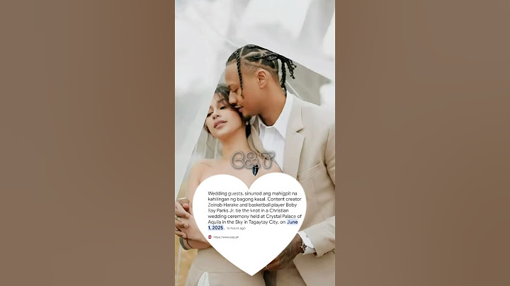CONGRATULATIONS NEWLYWEDS! - ZEINAB HARAKE AND RAY PARKS ARE NOW HUSBAND AND WIFE #couple
