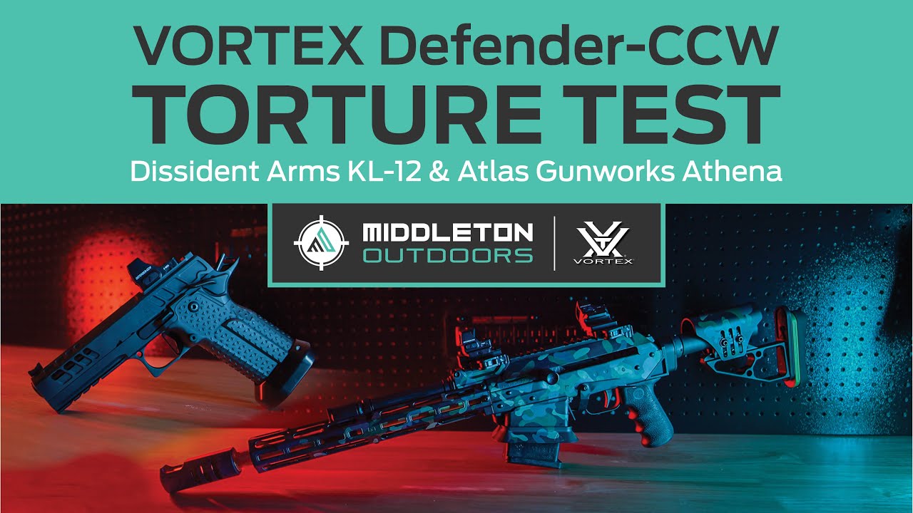 Vortex Optics Defender-CCW Torture Test! Dissident Arms KL12