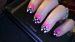 nails checkered flag