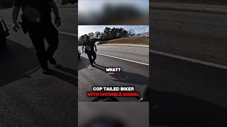 Cop TAILED biker with INVISIBLE signal! 😳