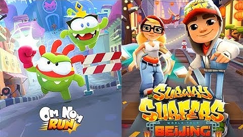 Om Nom Run vs Subway Surfers