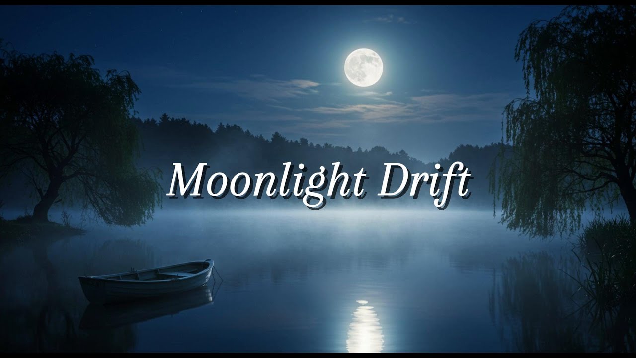 Moonlight Drift | Peaceful Night Piano Music for Sleep, Study, and Relaxation