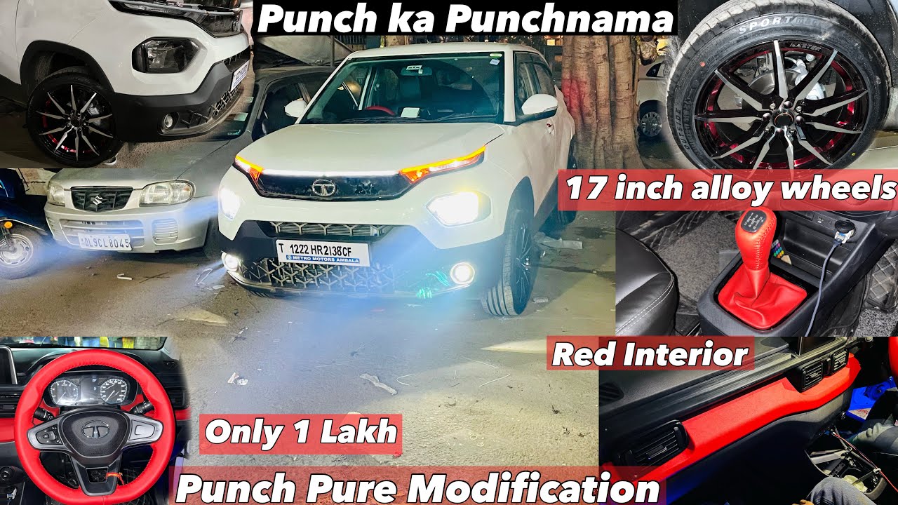 17 Inch Alloy Wheels Installed In Tata Punch Tata Punch Pure 17 Inch Alloy Wheels Installed In Tata Punch Tata Punch Pure
