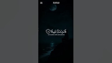 فصبرٌ صبرًا جميلاً | بصوت القارئ إسلام صبحي (سورة المعارج: 5)