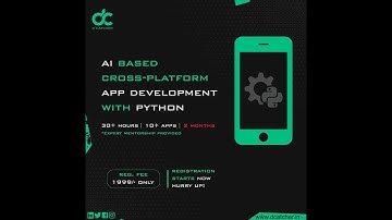 AI based Cross Platform App development with Python - D