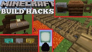 Minecraft Build Hacks/Tips And Tricks/Decoration Ideas by BarnzyMC  599 views 4 years ago 11 minutes, 19 seconds