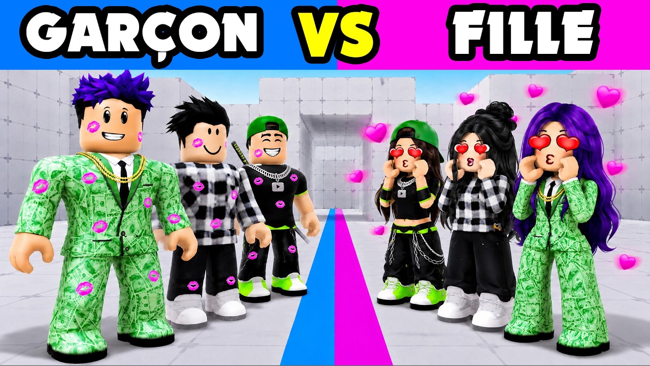 GARS YOUTUBEURS VS FILLES YOUTUBEUSES sur Rivals
