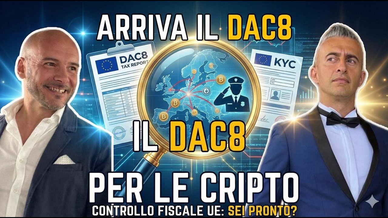 DAC8, cosa comporta per chi Possiede Crypto? Il GRANDE FRATELLO spia le tue CRIPTO!