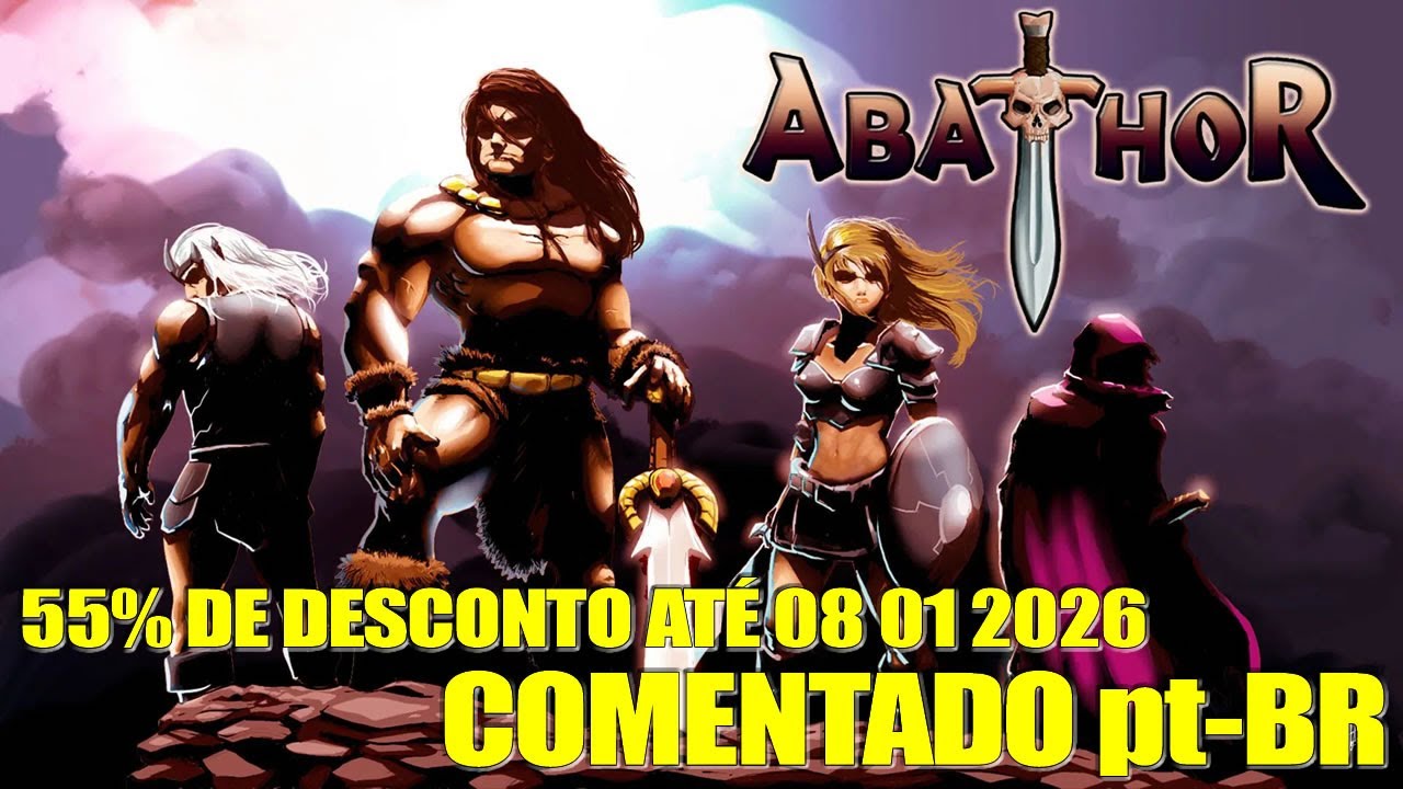 Abathor — геймплей на PS5 с комментариями — субтитры на бразильском португальском языке (недоступ...