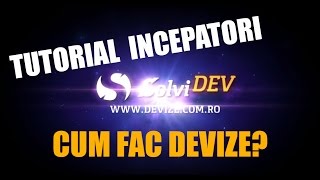 Cum Realizez un Deviz cu SolviDEV Webinar Incepatori
