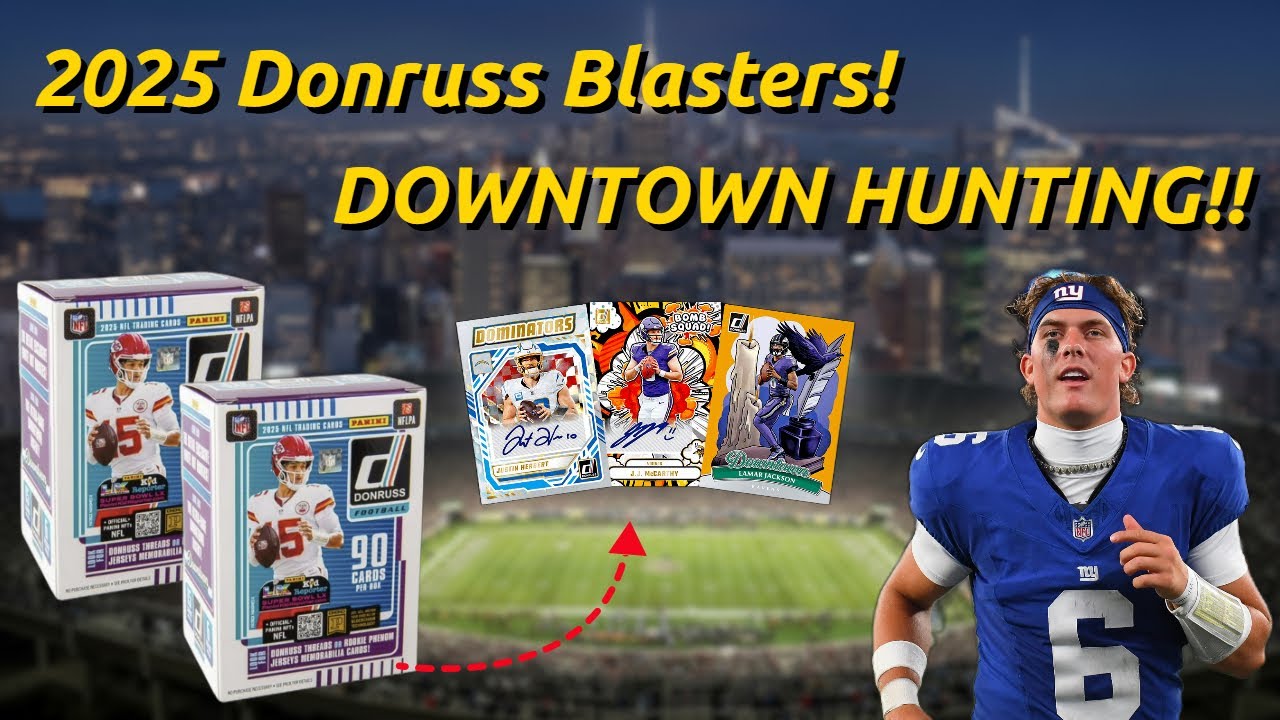Donruss Football Blaster Box SHOCKER - DOWNTOWN Pulled!